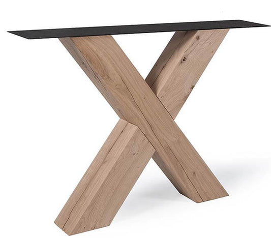 Tischuntergestell Modell X Regular, Holz - 19900400