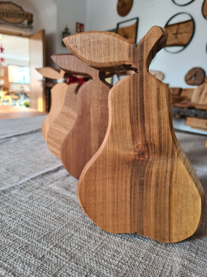 Massiv-Obst / Dekoration / Birne in versch. Holzarten (Esche,Eiche,Nuss)