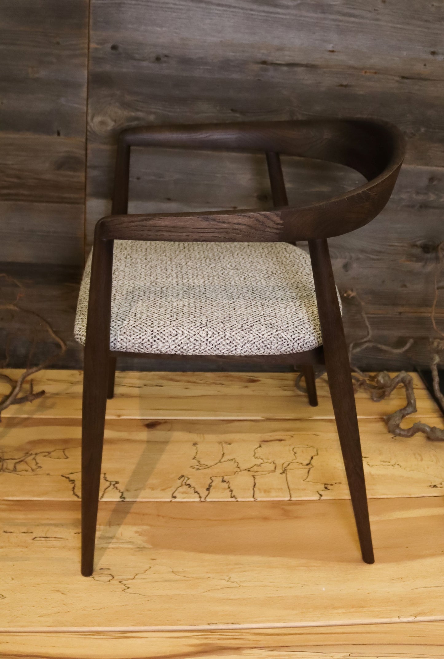 Stuhl "Molteo" - Eiche geölt & dunkel gebeizt - Polster  - Estetica