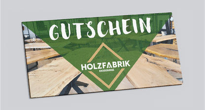 Gutschein - Holzfabrik Erzgebirge - Freude schenken !