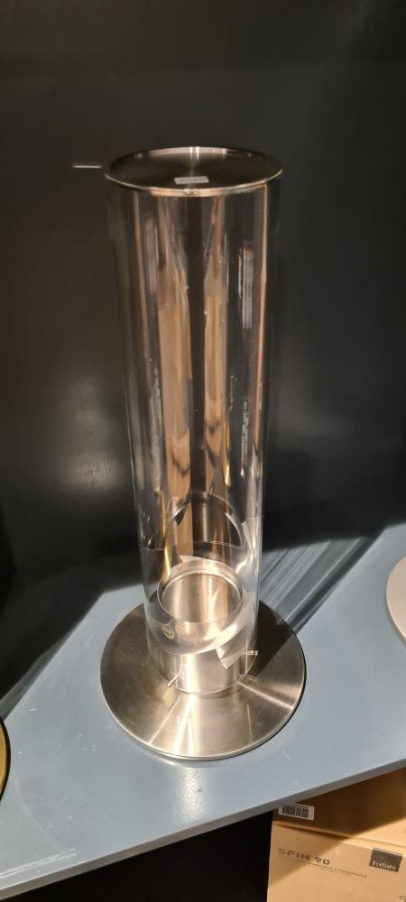 Höfats Tischfeuer SPIN 120 Metall /Glas silber Bild 1