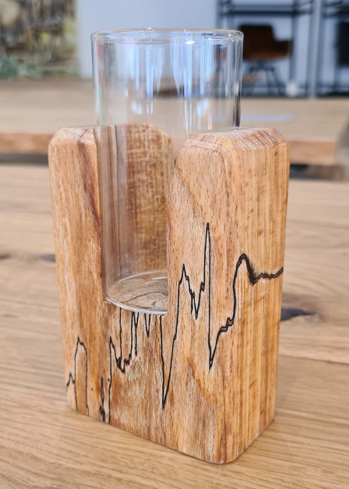 Holzfabrik Vase Tal klein Buche [object Object] Bild 1