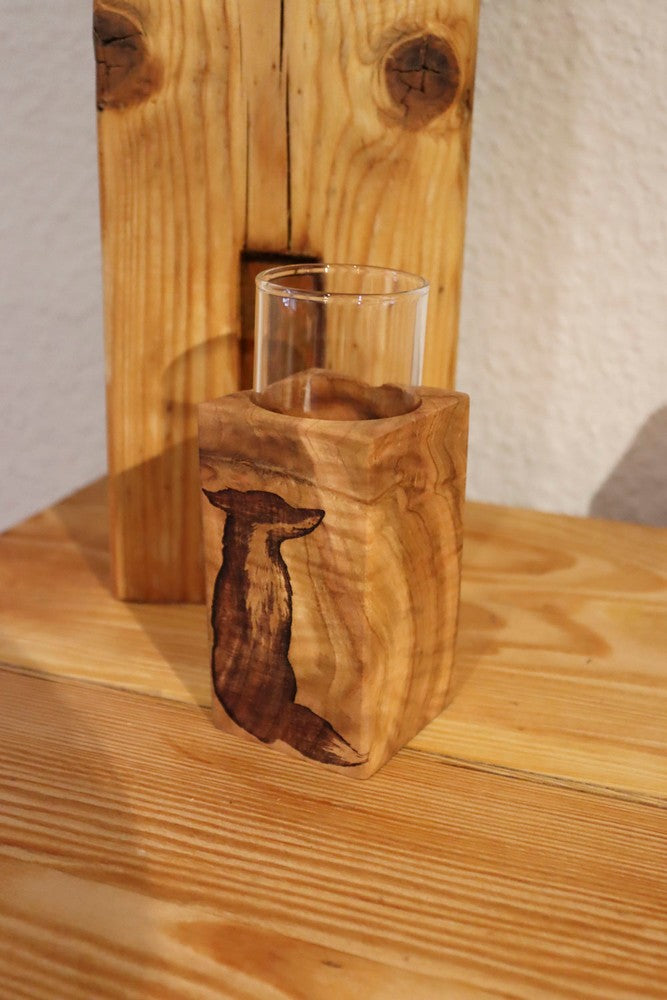Holzfabrik Vase "Fuchs" klein Ulme Rüster [object Object] Bild 3