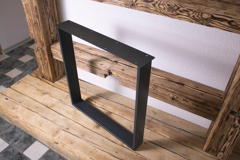 Holzfabrik Table Legs, Untergestell Metall Flaches U Bild 3