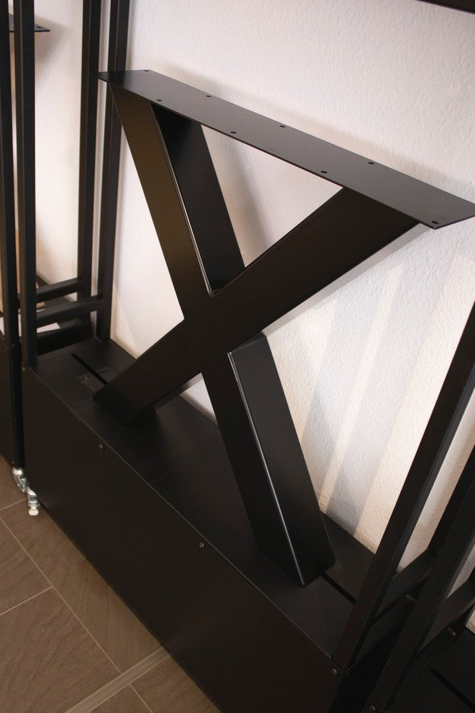 Holzfabrik Table Legs, Untergestell Metall X-Massiv Bild 4