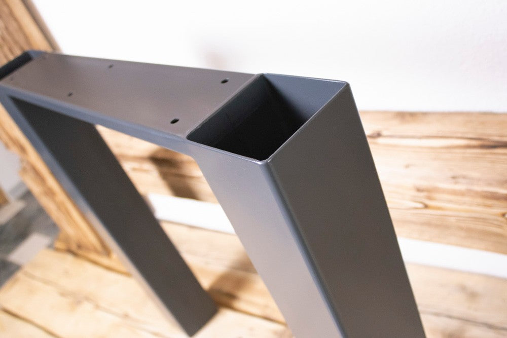 Holzfabrik Table Legs, Untergestell Metall Fettes U Bild 4